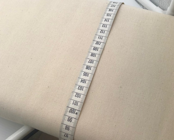 Baumwolle aus recycelter Baumwolle Jacquard Rustic natur