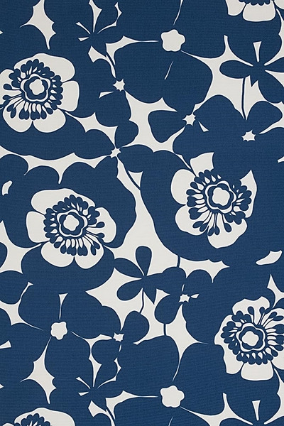 Alexander Henry Flower retro blue