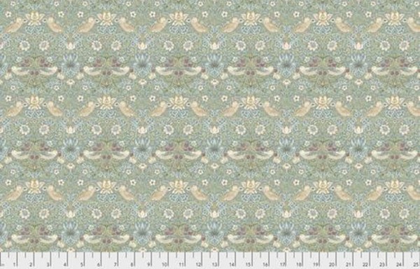 Morris Kelmscott Mini Strawberry Thief Aqua