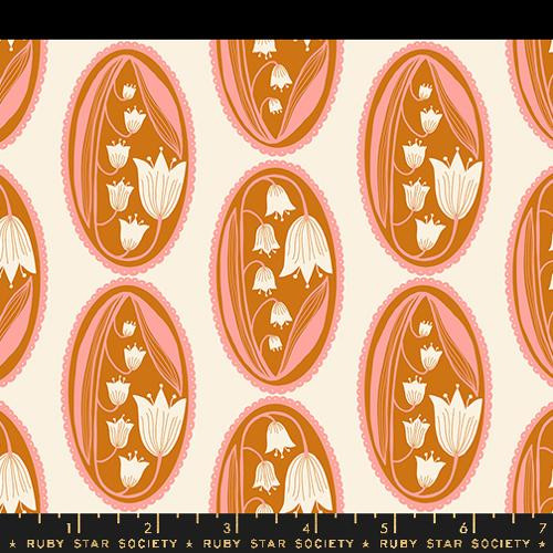 Ruby Star Society Jen Hewett Endpaper Lily of the Cameo Flowers Natural