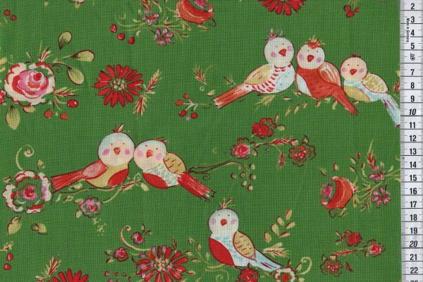 Free Spirit Dena Design Love and Joy Bird green