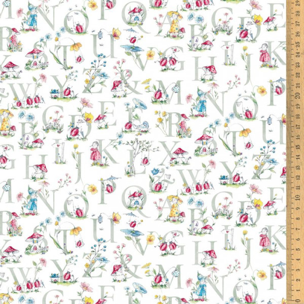 Acufactum Stoff Wiesenfest Alphabet