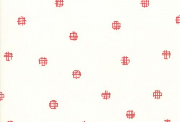 Just Red by Brigitte Heitland cross my dots white