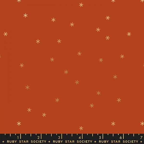 Ruby Star Society Spark Metallic cayenne by Melody Miller