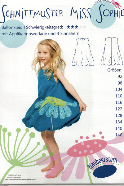 Schnittmuster Ballonkleid Miss Sophie