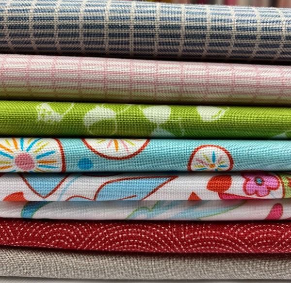 Fat Quarter Set multi colour 3