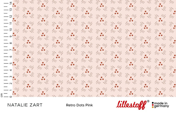 Lillestoff Jersey Retro Dots Natalie Zart