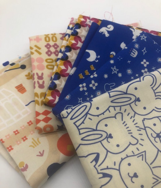 Fat Quarter Set Ruby Star Society Woodland Park blue Rashida Coleman Hale