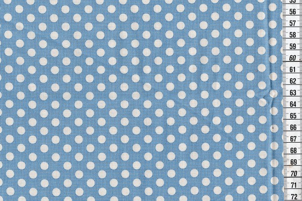 Baumwolldruck Tilda Medium Dots blue