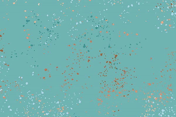 Rückseitenstoff 108" Ruby Star Society Rise Speckled by Rashida Coleman Hale turquoise