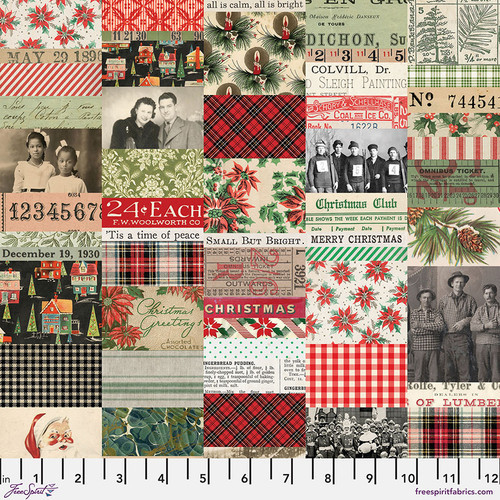 Tim Holtz Palette Seasonal Christmas Collage