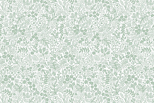 Cotton and Steel Basics - Rifle Paper Co - Tapestry Lace Sage
