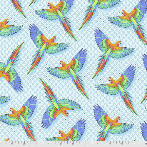 Tula Pink Daydreamer - Macaw Ya Later-Cloud