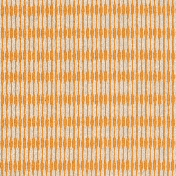 Wachstuch Oilcloth Groove orange
