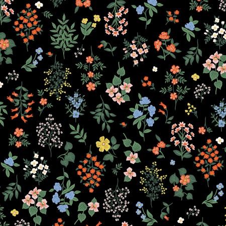 Strawberry Fields Rifle Paper Hawthorne Black