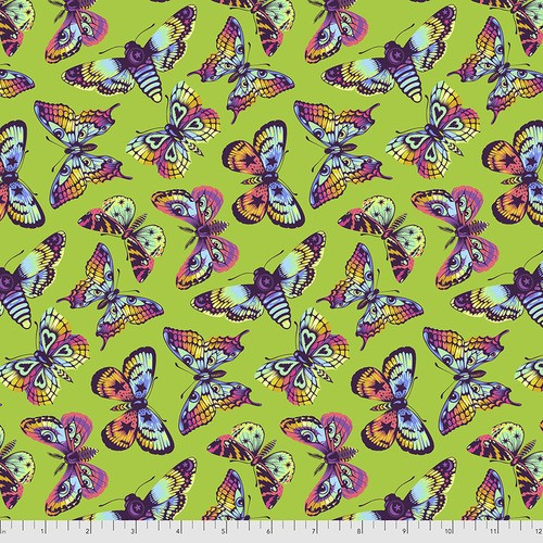 Tula Pink Daydreamer - Butterfly Kisses-Avocado