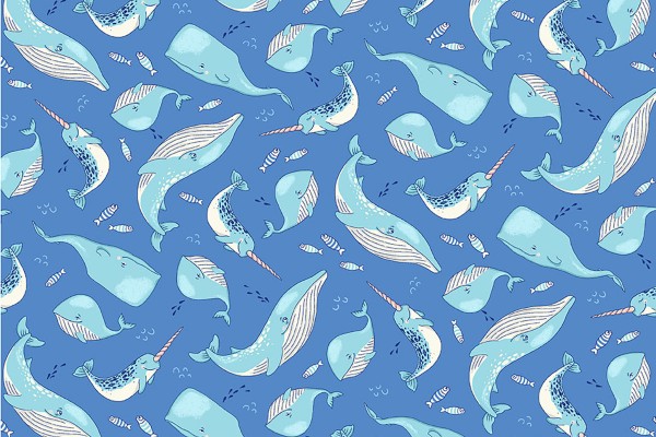 Make a Splash Lisa Glanz Ocean Life blue whales