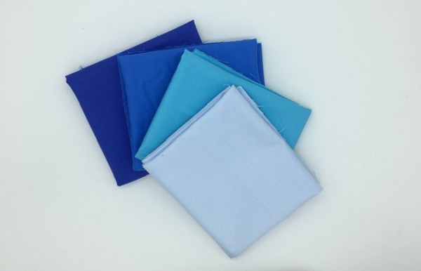 Fat Quater Set Tula Pink Solids blue