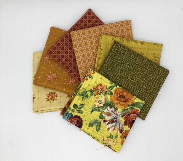 Fat Quarter Set Nonna by Giucy Giuce yellow