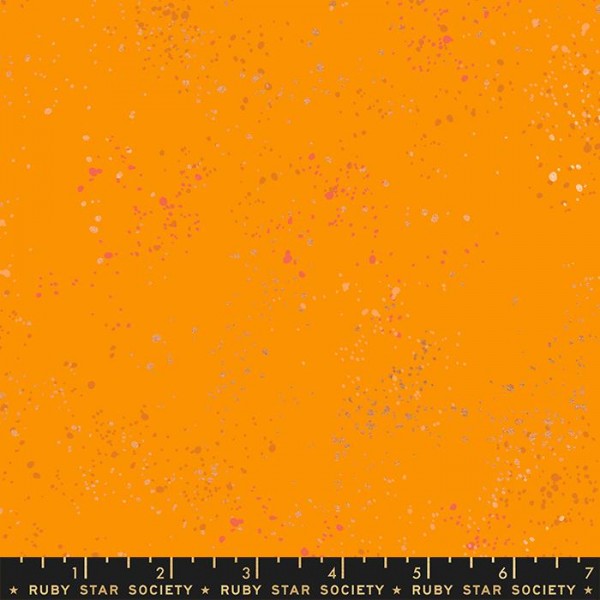 Ruby Star Society Speckled by Rashida Coleman Hale Clementine Metallic 100M