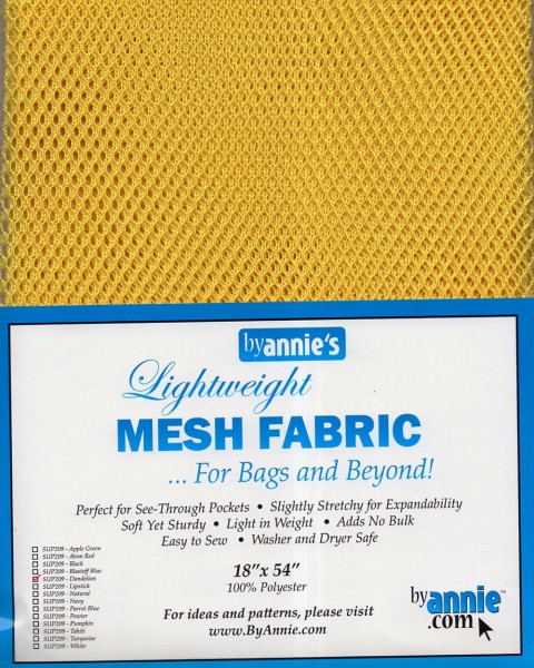 by annie's Mesh Fabric lightweight dandelion