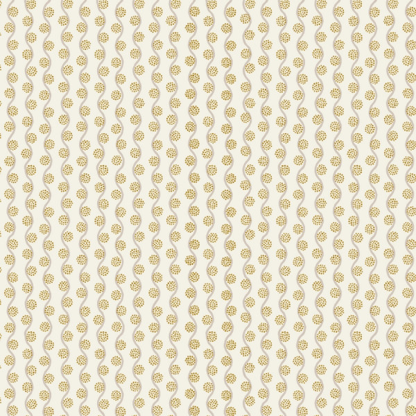 Cotton and Steel Rifle Paper Curio Thistle cream metallic