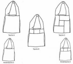 Miou Miou Schnittmuster Tasche V7010