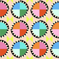 Annabel Wrigley Kaleidoscope Rainbow Cake Blush
