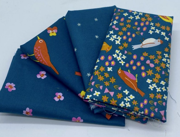 Fat Eight Bundle Ruby Star Society Bird is the Word petrol