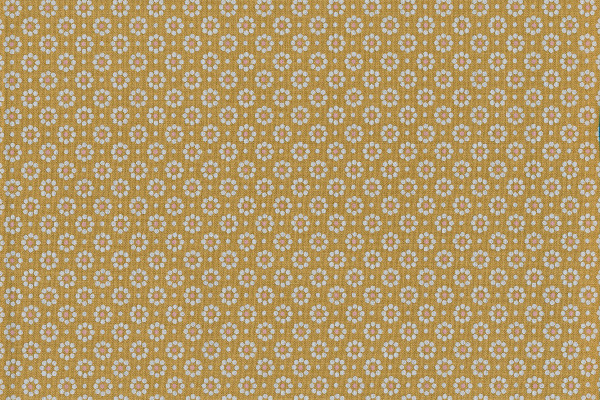 Wachstuch Oilcloth Belle Fleur Mustard