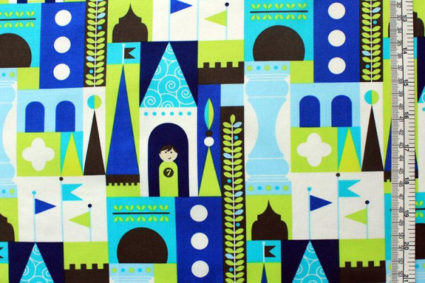 LES MONSIEURS RETRO castle blocks blue