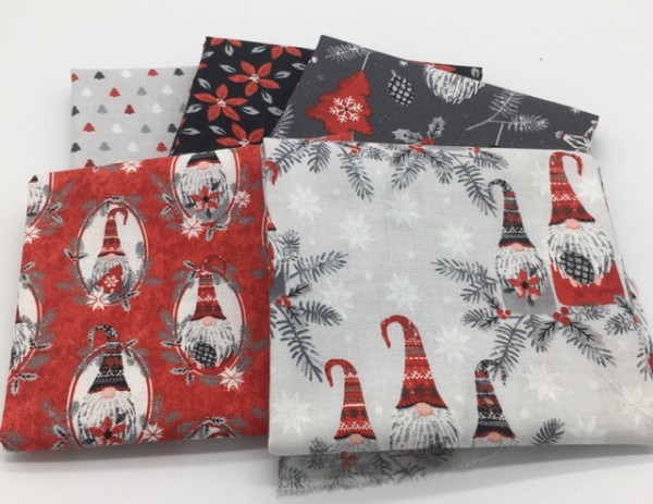 Fat Quarter Set Hanging with my Gnomies