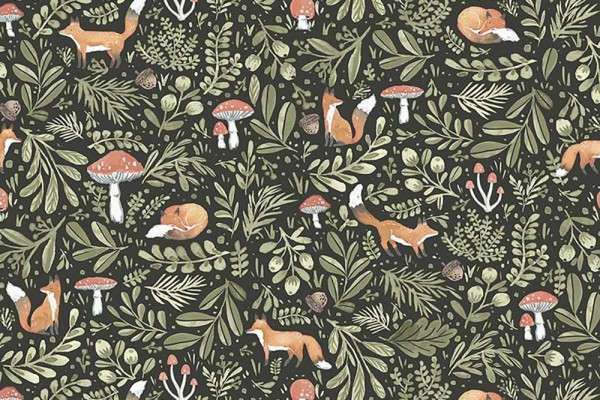 Dear Stella Clara Jean Wood you be mine? Foxes and Mushrooms caviar