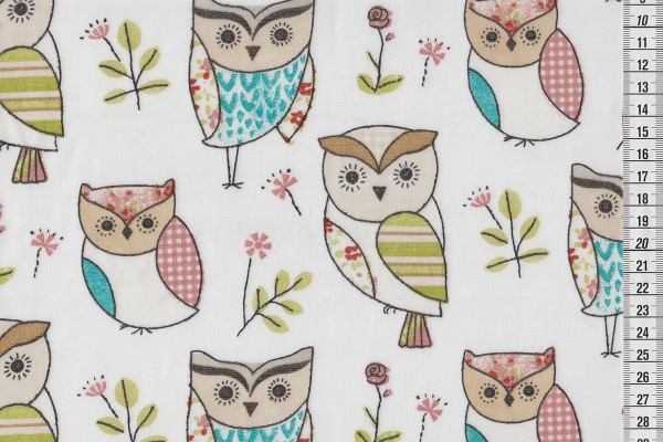 Wachstuch Owls multi