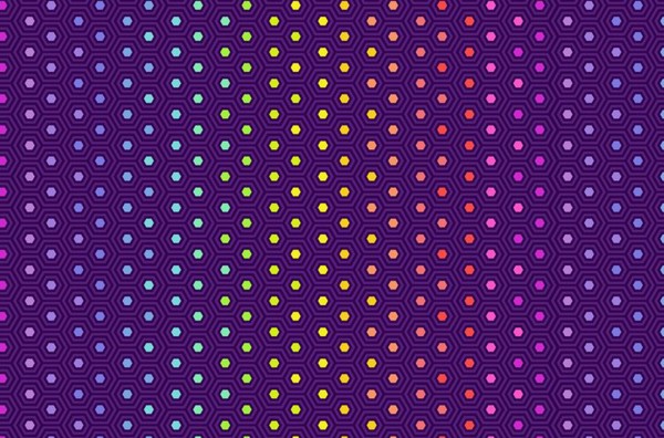 Tula Pink True Colors Hexy Rainbow Starling