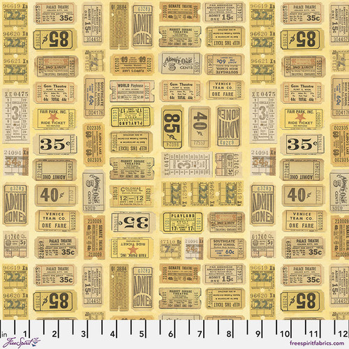 Tim Holtz Palette Yellow Tickets