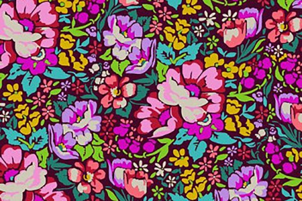 Anna Maria Horner Love Always Overachiever Burgundy