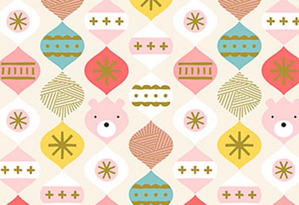 Polar Magic by Lemonni Bear Baubles blush