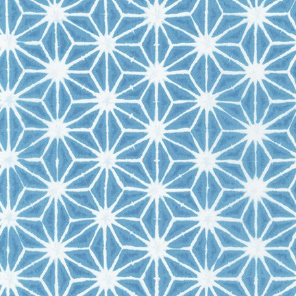 Shibori Blues light blue