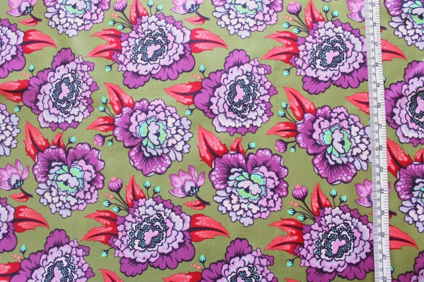 Tula Pink Elizabeth Astraea plum