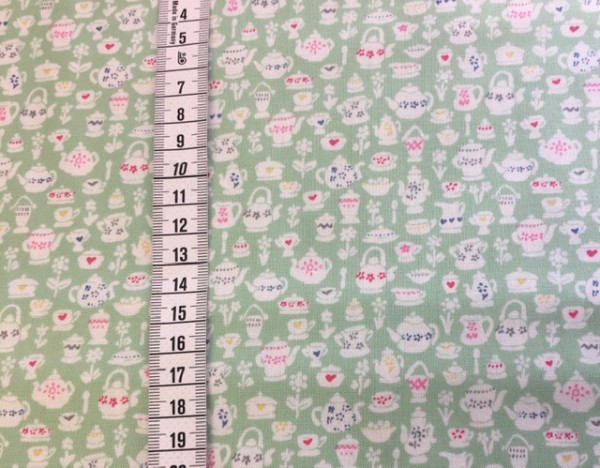 Liberty London Quilters Cotton Tea for Two Tea Cup Treasures