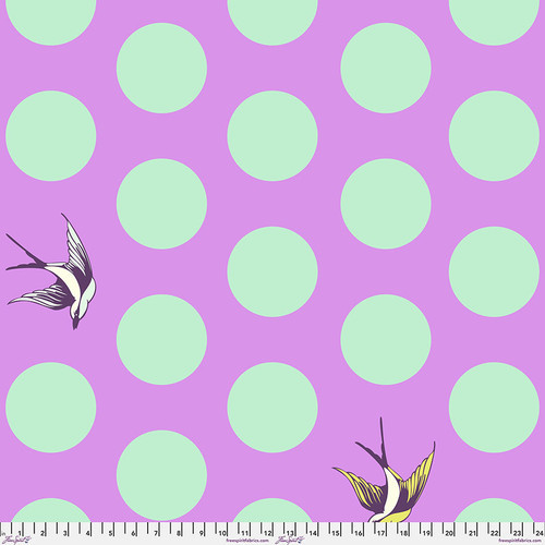 Tula Pink Quilt Back Rückseite Full Moon Forest II Free Fall Blossom