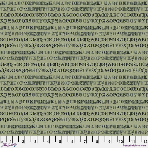 Tim Holtz Palette Green Typograhy