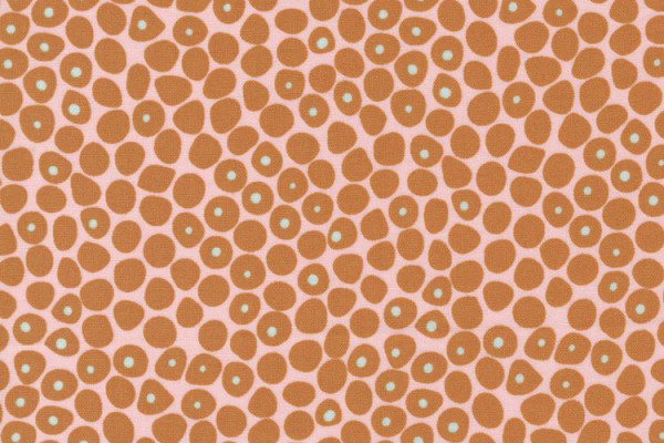Lazy Afternoon flowing dots bronze