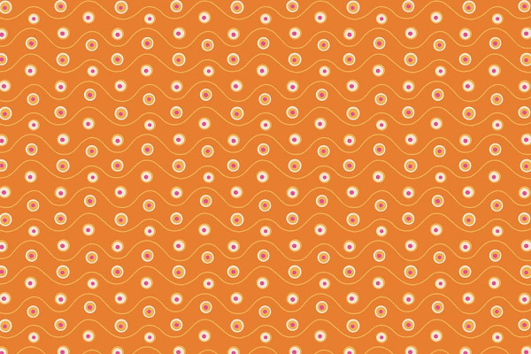 Happiness by Pippa Shaw Orange Wave