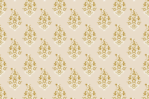 Rifle Paper Vintage Garden Paisley Gold Metallic