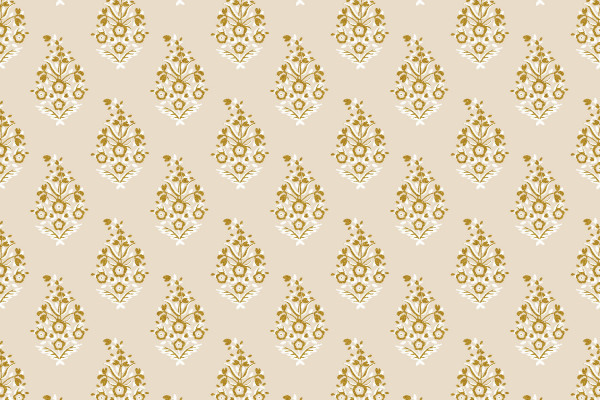 Rifle Paper Vintage Garden Paisley Gold Metallic