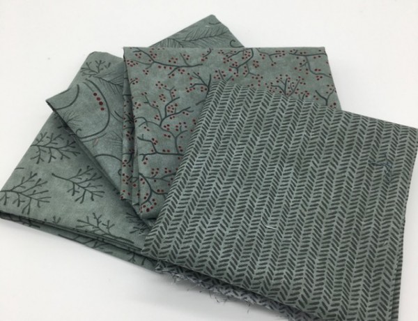 Fat Quarter Set Warm Winter WIshes Holly Taylor sage