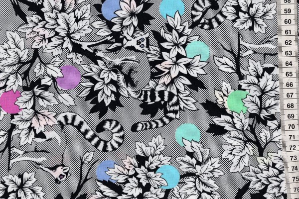 Tula Pink Linework Lemur Me Alone