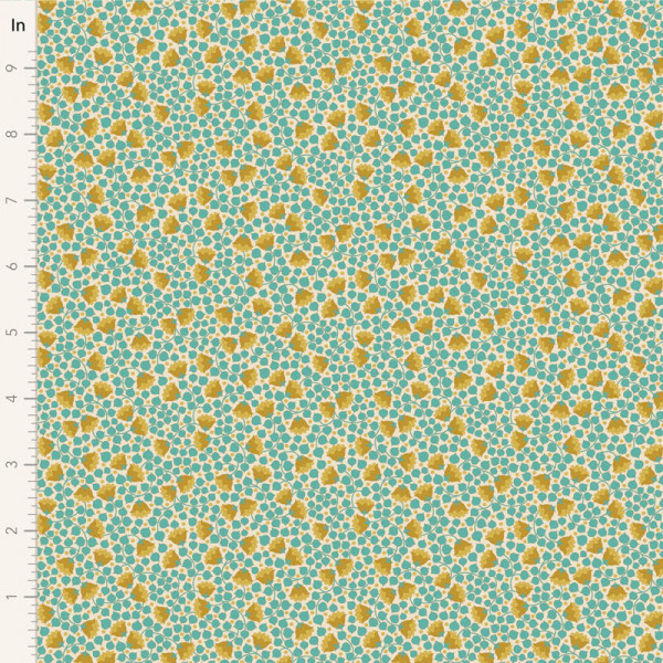 Tilda Wallflower Blender Bellflower Teal